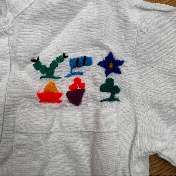 Embroidered Toddler Short Sleeve Top - Picture 4 of 5